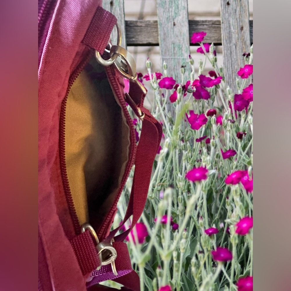 Baggallini Trifecta Wallet RFID Crossbody in Wild Plum - Picture 15 of 15